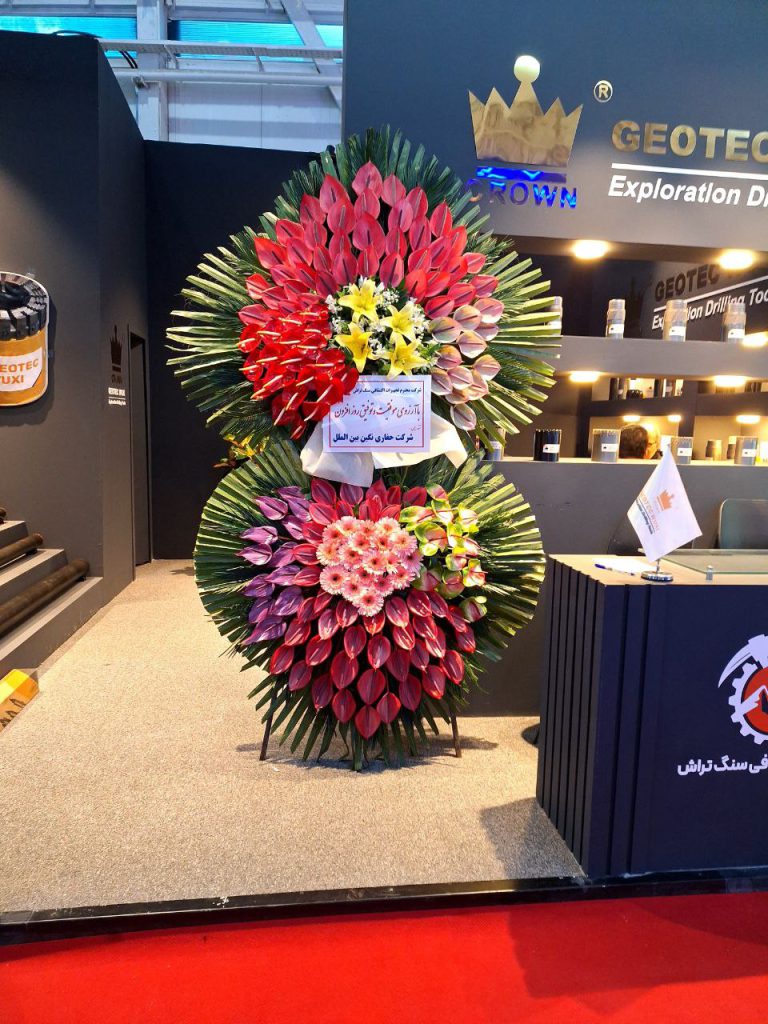 تاج گل دو طبقه کد125